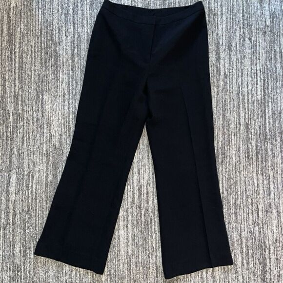 Women’s Black Suit‎ Pants Size 6P Black Lined Office Career Business Excellent - Picture 1 of 8